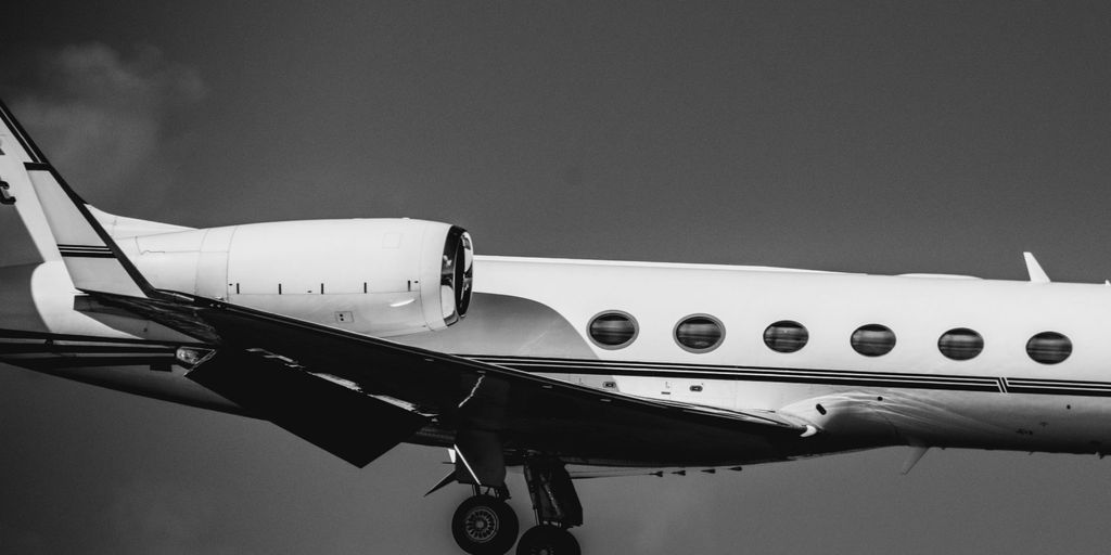 private jet on runway in Baton Rouge